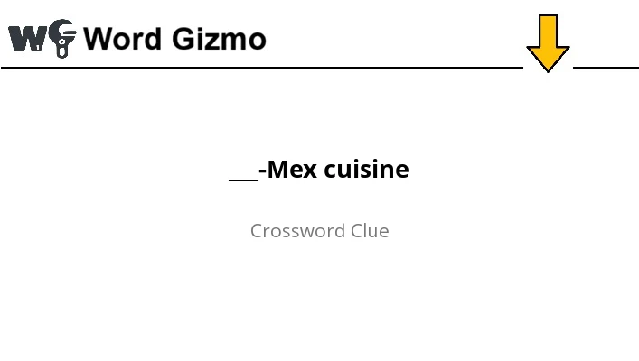 ___-Mex cuisine NYT Mini answer